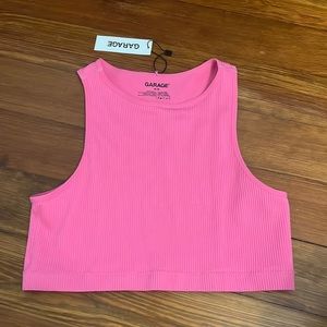 Garage crop tank top (M)